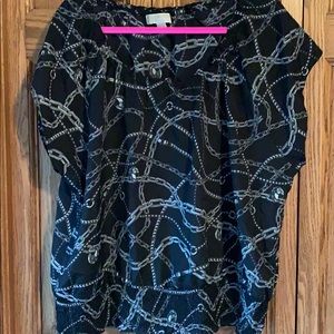 Michael Kors 2x chain print top